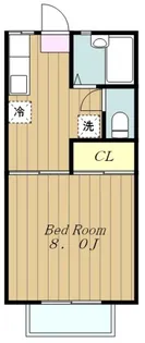 メゾン南町田【2階】の間取り