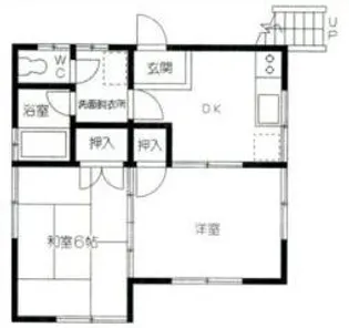 イーストヒル【1階】の間取り