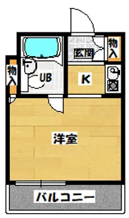 アダレットテラダ【2階】の間取り