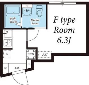 イートス東十条【2階】の間取り