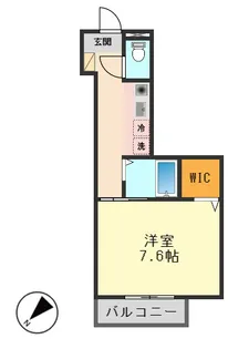 ブロッサムテラス新小岩【2階】の間取り