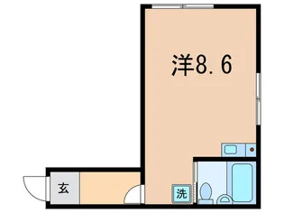 サンパレス21芦屋川II【2階】の間取り