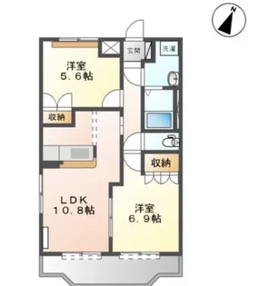グローリア【1階】の間取り