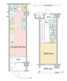 ニューシティアパートメンツ亀戸【2階】の間取り