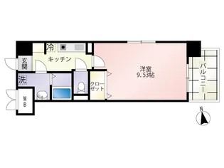 第21友建ビル【8階】の間取り