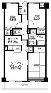 クレストA【2階】の間取り