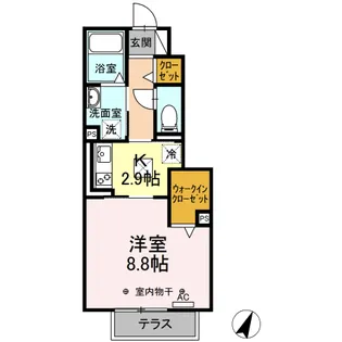 アルカンシエル B棟【1階】の間取り