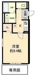 パレオランジュ【1階】の間取り