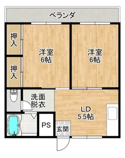 ガーデンハイツII【3階】の間取り