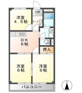 IVY HONGO【1階】の間取り