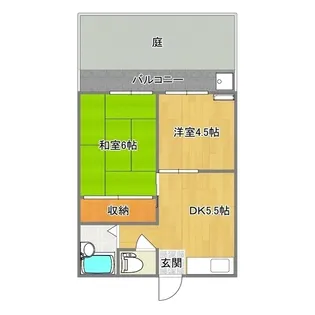 Ciel Blue【1階】の間取り