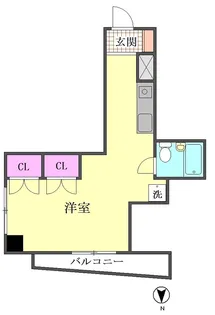 八木ビル【2階】の間取り
