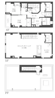 リュクサンブール道灌山【4階】の間取り