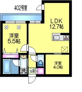 Grand Lumiere【4階】の間取り