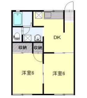 サンテラス藤原【1階】の間取り
