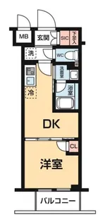 ハーモニーレジデンス大塚山手インサイド【1階】の間取り