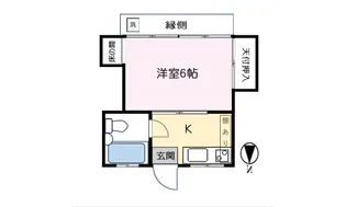 第一ハイツ【1階】の間取り