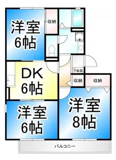 ツインコート【2階】の間取り