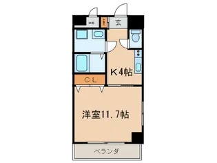 エミネンスノダ【3階】の間取り