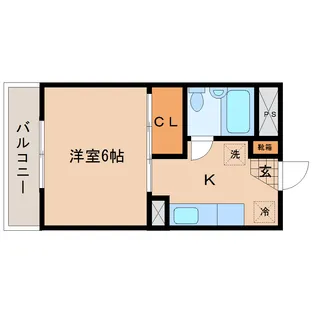 パークス柏木【2階】の間取り