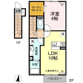 エスポワール【2階】の間取り