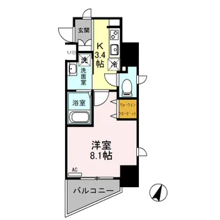 SOPHIA HILLS【4階】の間取り