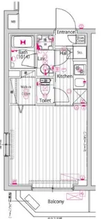 ガーラ・ステーション横浜大口【4階】の間取り