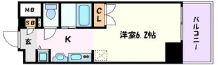 プレミアムコート名古屋金山インテルノ【6階】の間取り