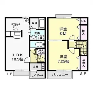 エクセルハイツNの間取り