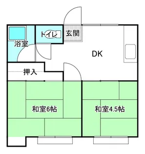 シャルムハイツ【1階】の間取り