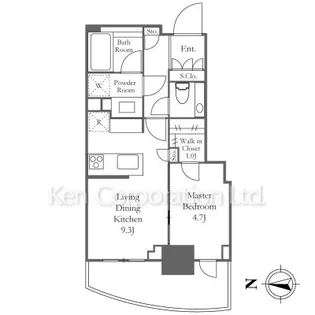 パークコート乃木坂ザ・タワー【2階】の間取り