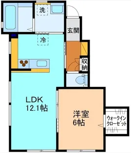 グレンディール【1階】の間取り
