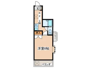 シャトレー文京【2階】の間取り