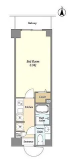 アルファコート下赤塚【6階】の間取り