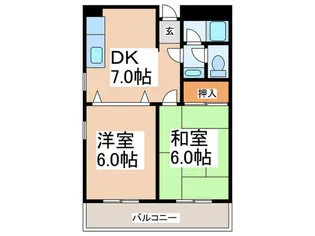 シレスティアル雪本【2階】の間取り