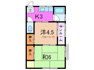 ヴィラ・シラツカ【2階】の間取り