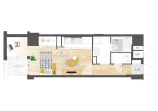 カレ スピラル【4階】の間取り