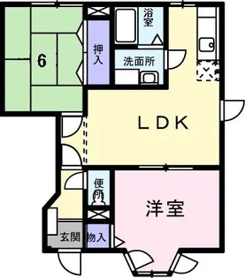 エスペランサ【1階】の間取り