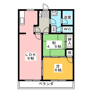 東乃コーポ【3階】の間取り