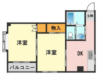 セントラルアネックス【3階】の間取り