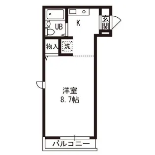 ドームNCB【2階】の間取り