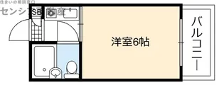 グリーンハイツ新森【4階】の間取り