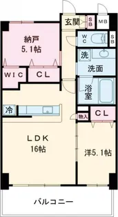 ラ・グレース【8階】の間取り