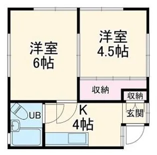 ショウワハイム野比【2階】の間取り