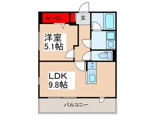 AOBA【2階】の間取り