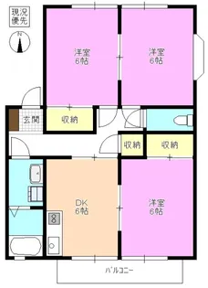 ウィンディアヴィズ【2階】の間取り