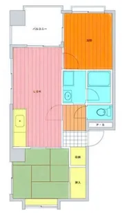 大手町第一ハイツ【4階】の間取り