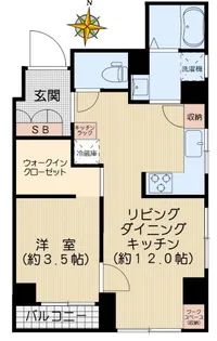 須藤ハイツ【5階】の間取り