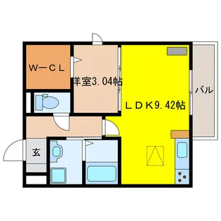 アルシオネ林町【1階】の間取り