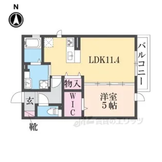 サニーコート俊徳【1階】の間取り